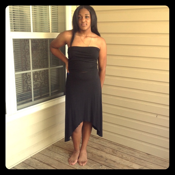 LVLX Dresses & Skirts - LVLX Convertible Sharkbite Dress/Tunic